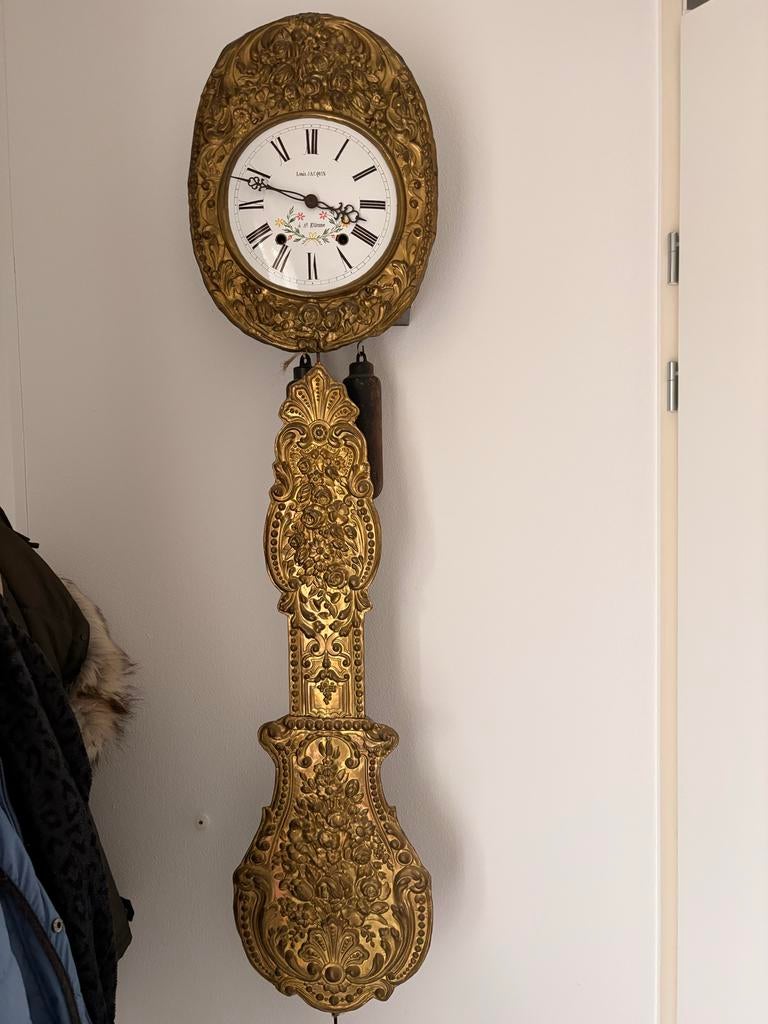 Antieke Comtoise Klok, Antiek en Kunst, Antiek | Klokken, Ophalen