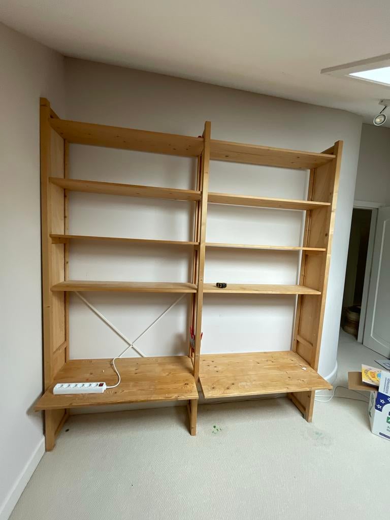 Lundia kast, Ophalen, Met plank(en), Gebruikt, 100 tot 150 cm