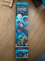 Diamond Painting pakket - Schildpad onder water 60x40cm, Hobby en Vrije tijd, Knutselen, Ophalen of Verzenden, Nieuw, Knutselwerk