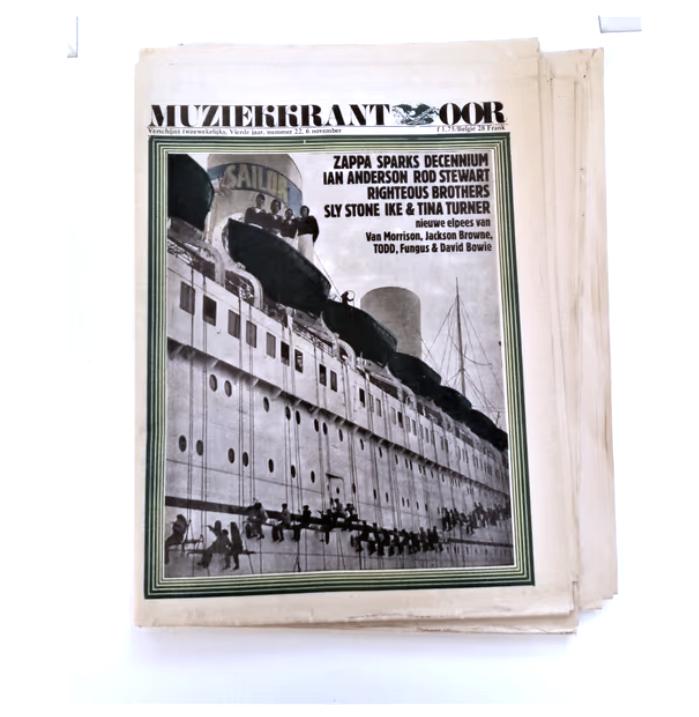 oor nr.22 uit 1974/ frank zappa, Ophalen of Verzenden, Gelezen, Muziek, Film of Tv