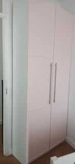 Lichtroze pax kastdeuren met handgrepen, Overige materialen, Gebruikt, 200 cm of meer, Minder dan 25 cm