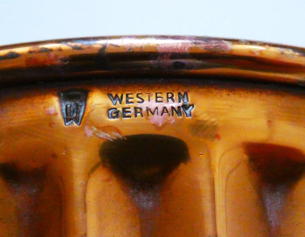 West Germany koperen tulband vorm mal, Antiek en Kunst, Antiek | Keukenbenodigdheden, Ophalen of Verzenden