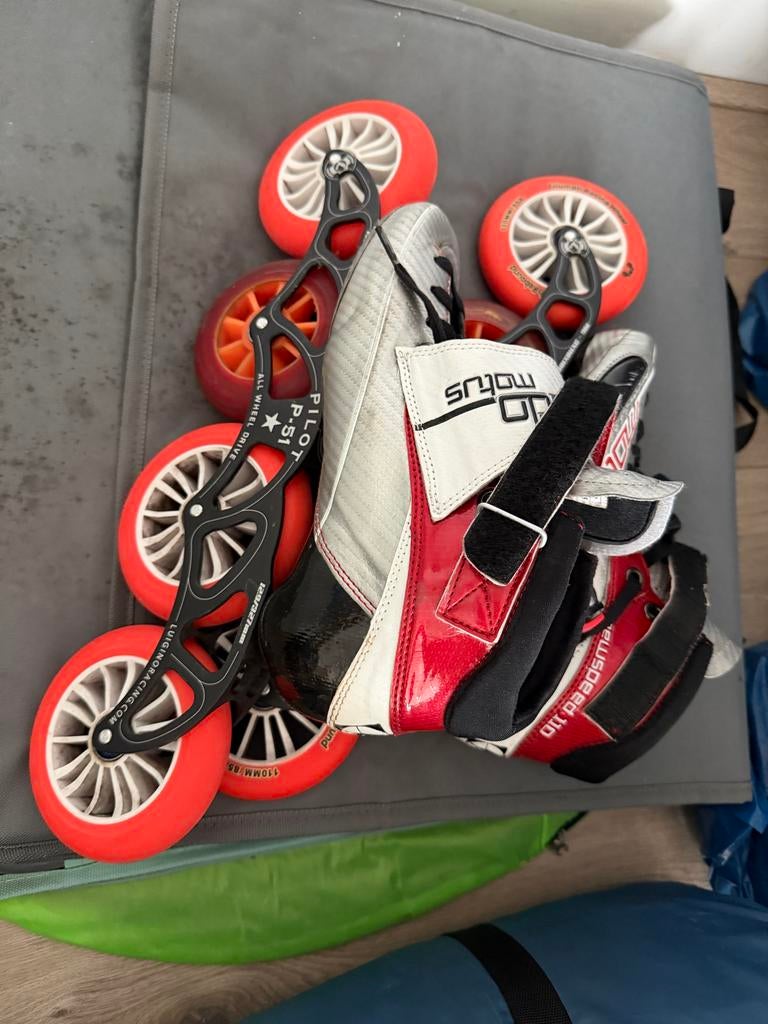 Cadomotus newspeed 110 - maat 39, Gebruikt, Heren, Inline skates 4 wielen, Ophalen