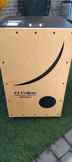 El Cajon elektrische cajon Roland  zeer goede staat met tas, Muziek en Instrumenten, Percussie, Ophalen of Verzenden, Melodische percussie
