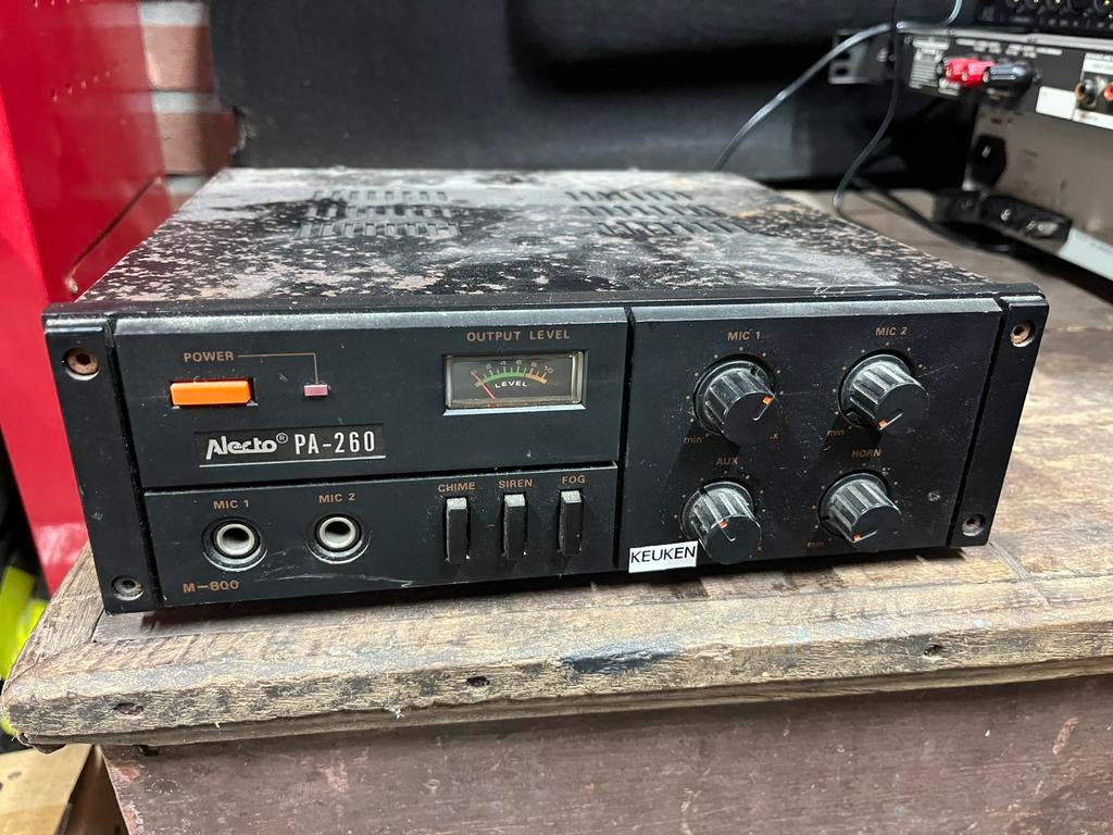 Alecto PA-260/Soundcraft Noris M-800, Muziek en Instrumenten, Ophalen of Verzenden, Gebruikt