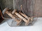 Mooie grote oude franse oogstmand / plukmand / draadijzer, Ophalen of Verzenden