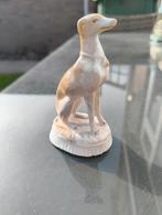 Antiek Frans Windhond Beeldje - Biscuit Porselein Mat, Ophalen of Verzenden