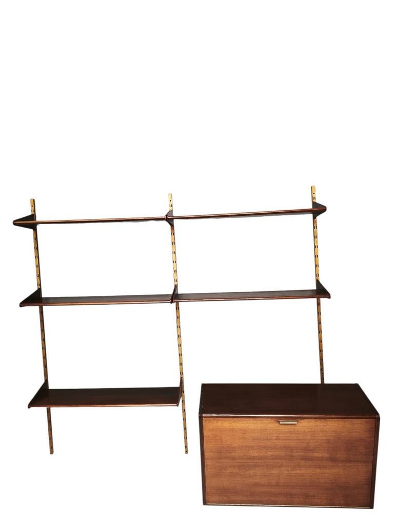 Vintage jaren 60 A.A Patijn wandsysteem Zijlstra Joure, Huis en Inrichting, Ophalen, Gebruikt, 150 tot 200 cm, Met klep(pen)