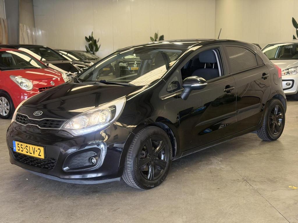 Kia Rio 1.2 CVVT Plus Pack, Auto's, Kia, Euro 5, 4 cilinders, Zwart, Origineel Nederlands