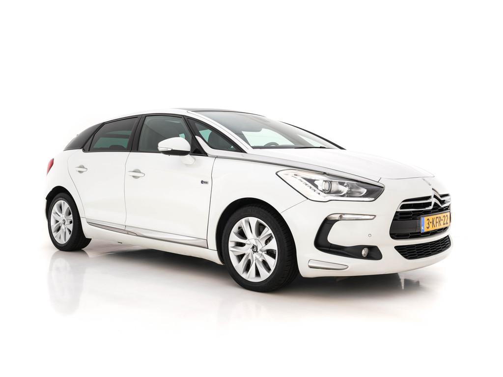 Citroën DS5 2.0 Hybrid4 Business Executive Aut. *PANO | TWO, Auto's, Citroën, Automaat, Euro 5, Gebruikt, Zwart