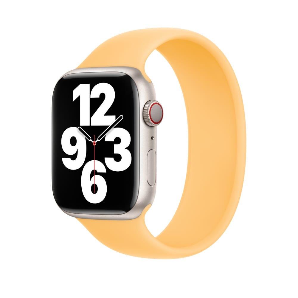 Apple Watch Silicone Solo Loop Sunglow Size 8, Watch 38mm t/m 42mm, Bandje, Apple, Nieuw