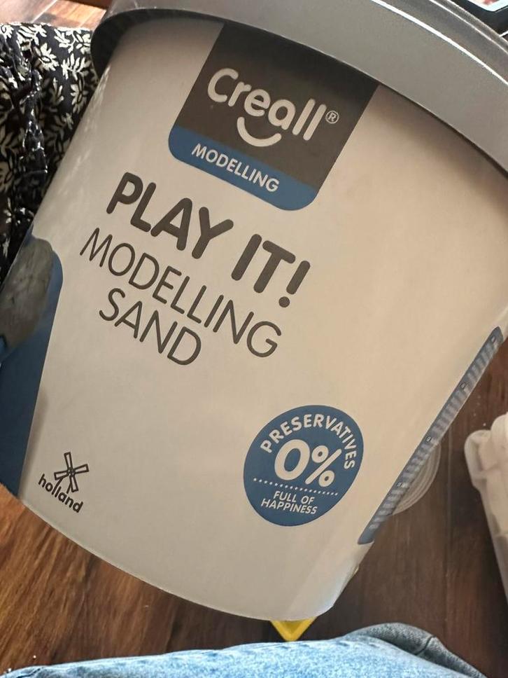 Kinetisch zand Creall Modelling Sand modelleerzand, Verzamelen, Speelgoed, Zo goed als nieuw, Ophalen of Verzenden