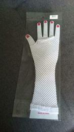 Net handschoenen wit, Ophalen of Verzenden, Zo goed als nieuw, Carnaval