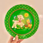 🐥Schattig ontbijtbordje Pasen paasbordje lammetje kuikentje, Ophalen of Verzenden, Gebruikt
