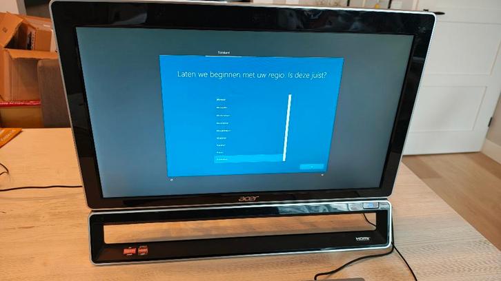 Acer Aspire Z3280 All in One computer, Computers en Software, Desktop Pc's, Gebruikt, 3 tot 4 Ghz, HDD, 8 GB, Met videokaart, Met monitor