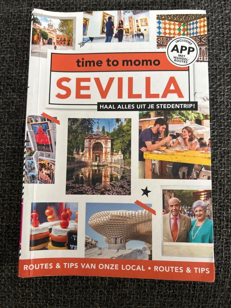 Stadsgids Sevilla met plattegrond en app, Europa, Nieuw, Reisgids of -boek, Ophalen