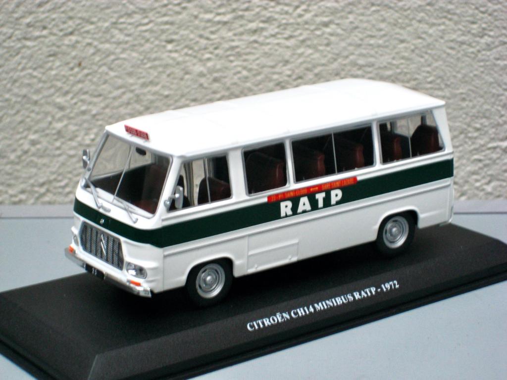 Citroen CH14 Currus Minibus RATP '72 Altaya Utilitaires 1:43, Ophalen of Verzenden, Nieuw, Auto, Overige merken