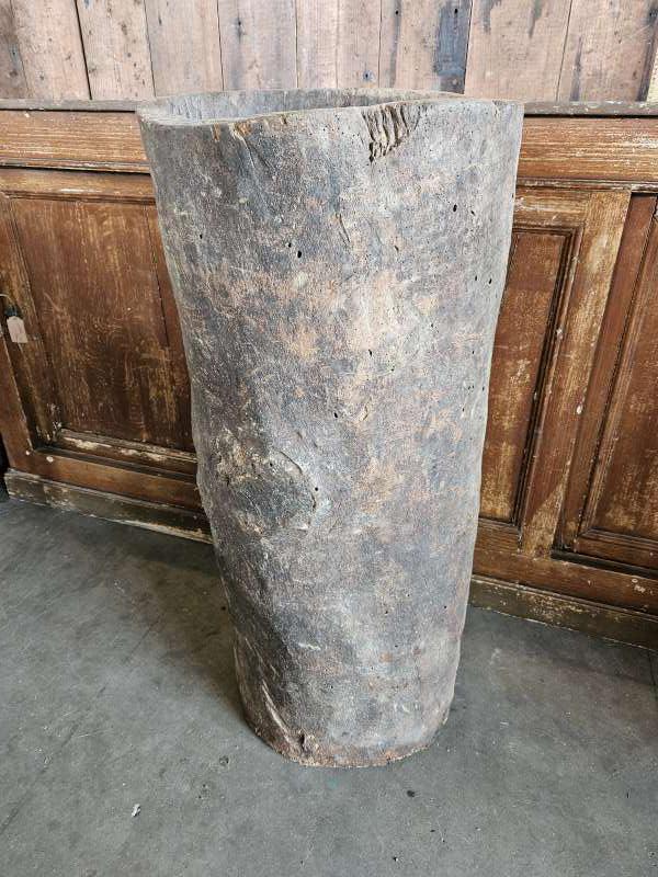 oude boomstamton ``WOONWINKEL RUSTIEK``, Ophalen