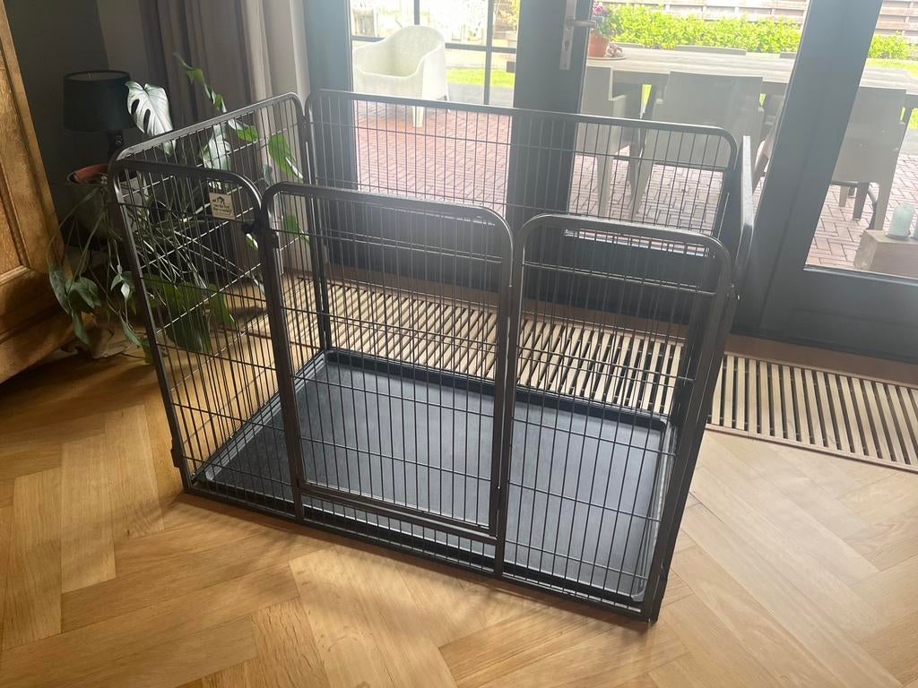 Honden kennel verblijf bench robuust met losse bodem, Ophalen of Verzenden, Zo goed als nieuw, 110 cm of meer, 100 cm of meer