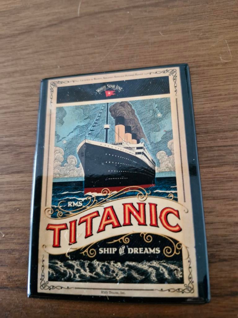248 Titanic "Ship of Dreams" magneet, Ophalen of Verzenden