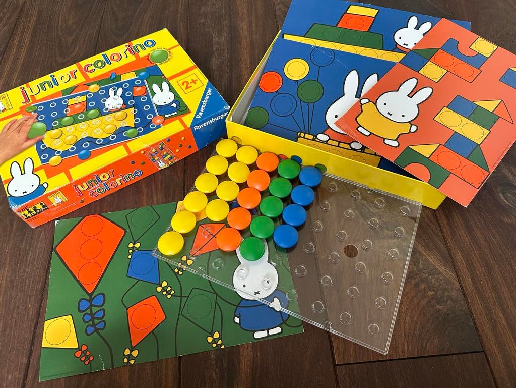 Nijntje Colorino, tandwielspel & eieren met onderdelen, Kinderen en Baby's, Ophalen, Gebruikt, Puzzelen