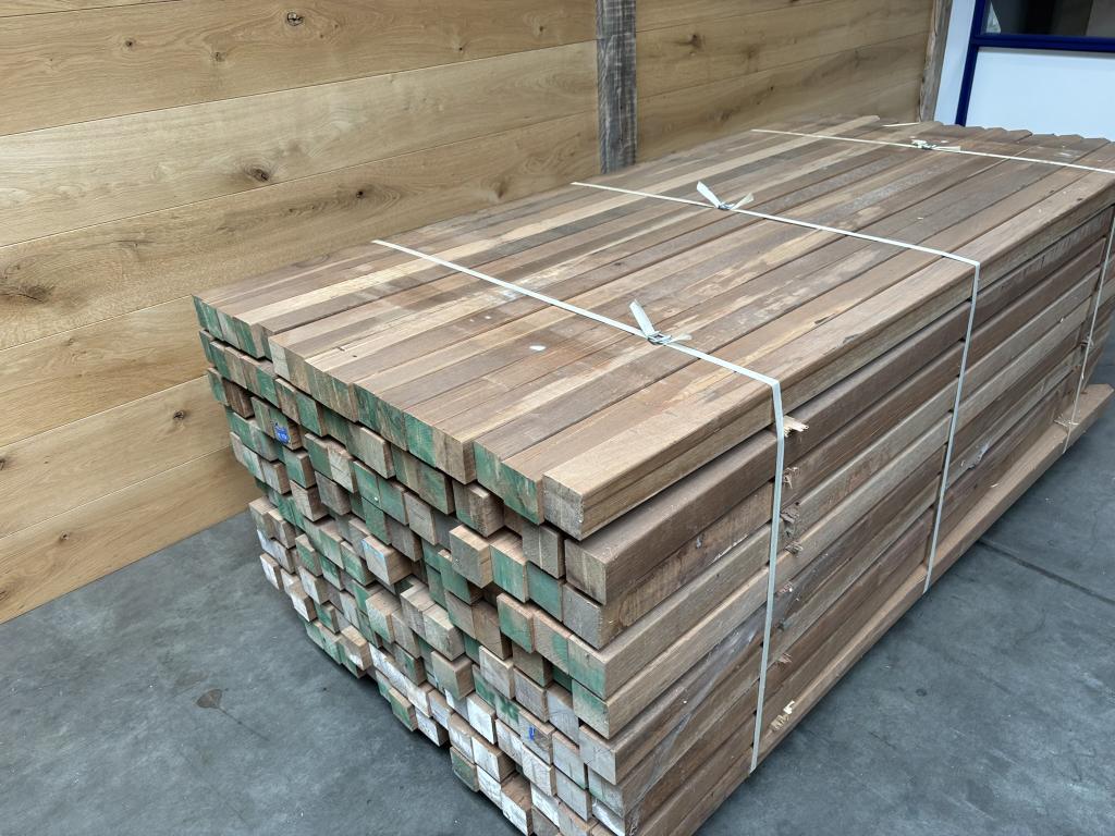 6x6 Geschaafde Hardhouten Palen – Sterk, Duurzaam en Strak, Palen, Nieuw, Ophalen of Verzenden, Hardhout