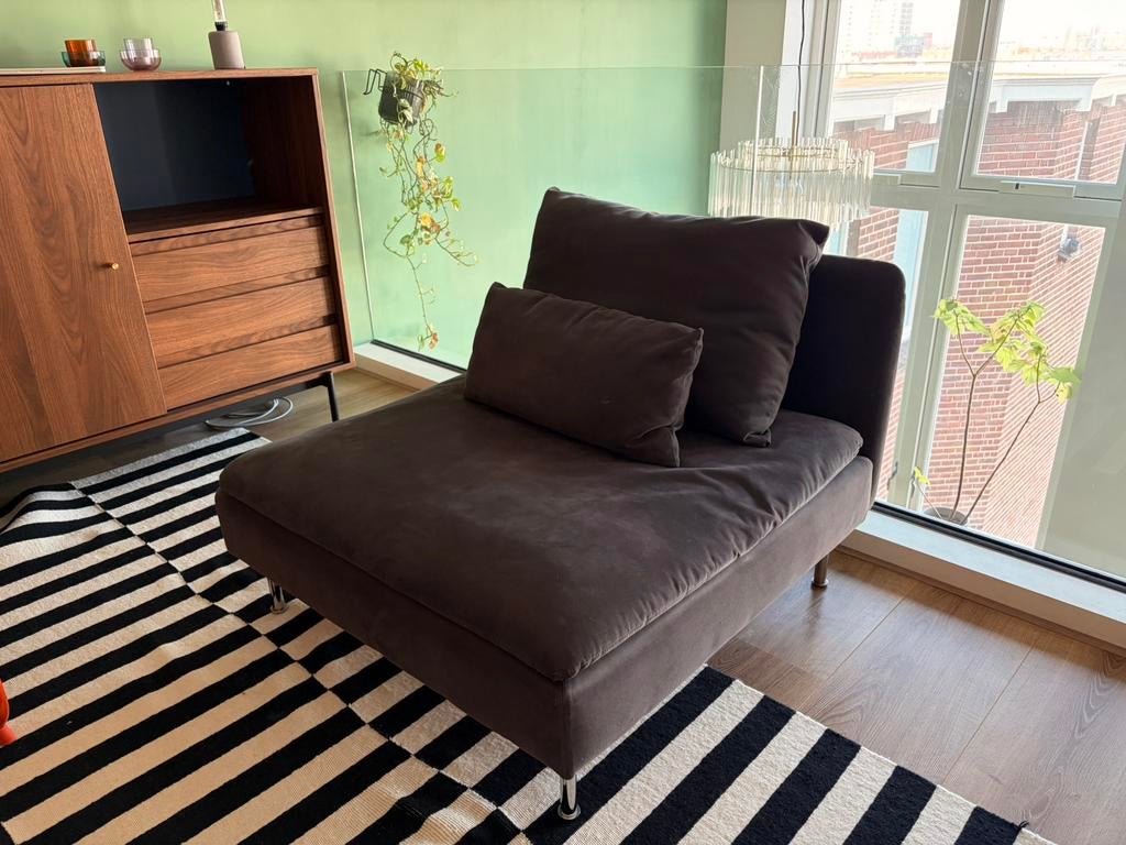 IKEA Söderhamn element antraciet, Huis en Inrichting, Banken | Sofa's en Chaises Longues, Zo goed als nieuw, Eenpersoons, Minder dan 150 cm