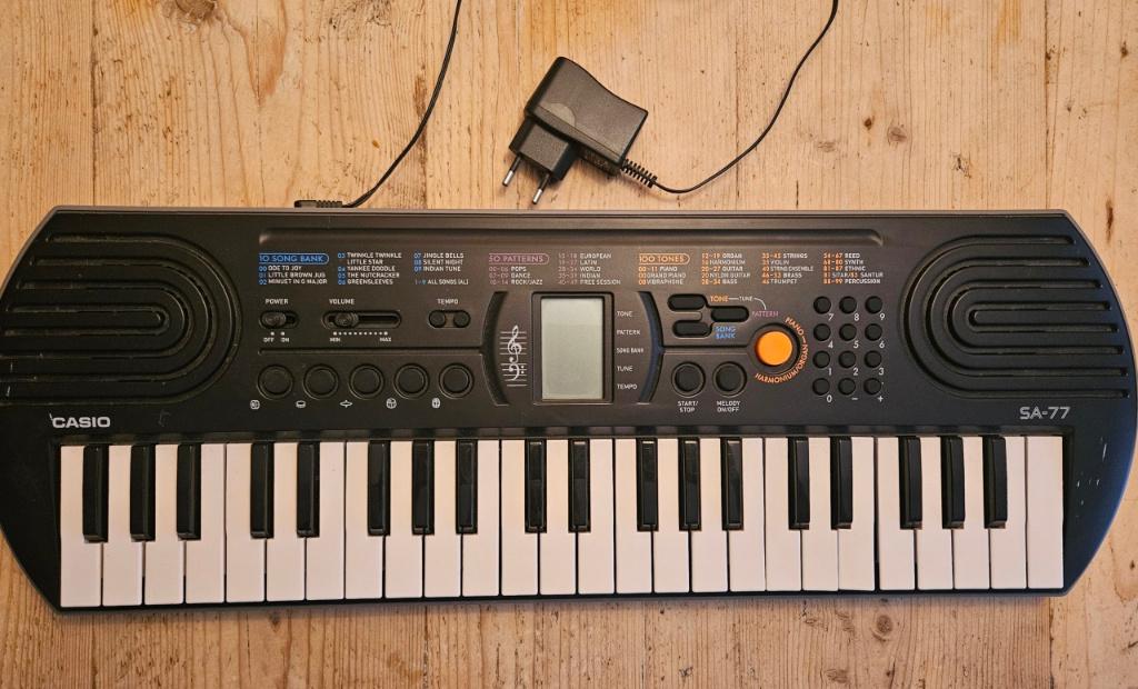 Casio SA-77 elektronisch keyboard, Muziek en Instrumenten, Keyboards, Gebruikt, Overige aantallen, Casio, Ophalen
