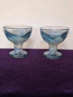 2 Kosta Boda ijscoupes Ulrica Hydman Vallien gesigneerd, Ophalen of Verzenden