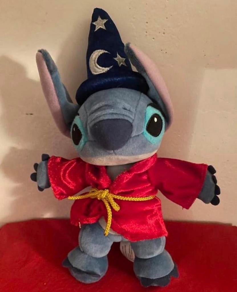 Disney Stitch Tovenaar Knuffel - Lilo & Stitch, Disney, Overige typen, Blauw, Ophalen of Verzenden