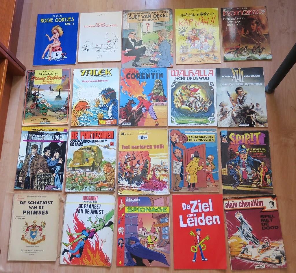 17 verschillende stripboeken aangeboden stripboek strips, Meerdere stripboeken, Ophalen of Verzenden, Gelezen