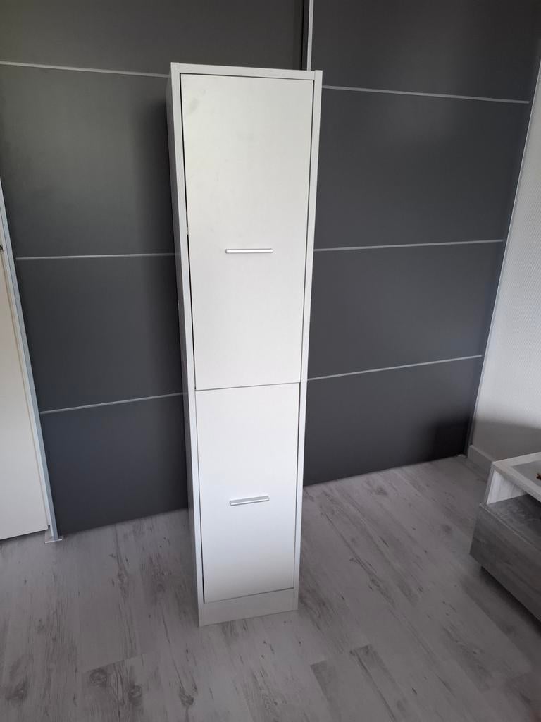 Apothekers kast wit met 2 laden, Ophalen, Zo goed als nieuw