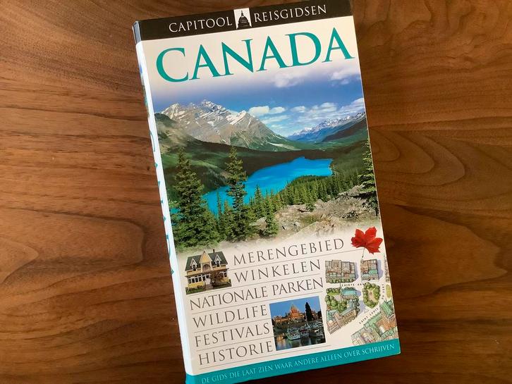 Canada 448pg Capitool reisgids oa Vancouver Yukon Rockies, Boeken, Reisgidsen, Zo goed als nieuw, Reisgids of -boek, Noord-Amerika