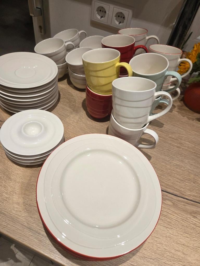 Jamie Oliver Ontbijt Servies - 32-delig, Zo Goed Als Nieuw, Ophalen, Keramiek, Zo goed als nieuw, Effen