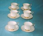 Royal Albert " Val d'or  6 x Dames Kop & Schotels, ROYAL ALBERT, Ophalen of Verzenden, Zo goed als nieuw, 2de Hands