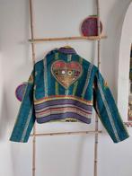 Kantha patchwork jasje, maat M/L, Kleding | Dames, Maat 38/40 (M), India, Overige kleuren, Verzenden