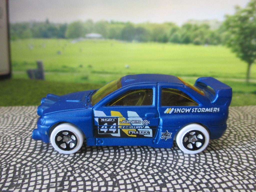 Ford Escort Cosworth WRC Hot Wheels 2017 Snow Stormers, Ophalen of Verzenden, Zo goed als nieuw, Auto