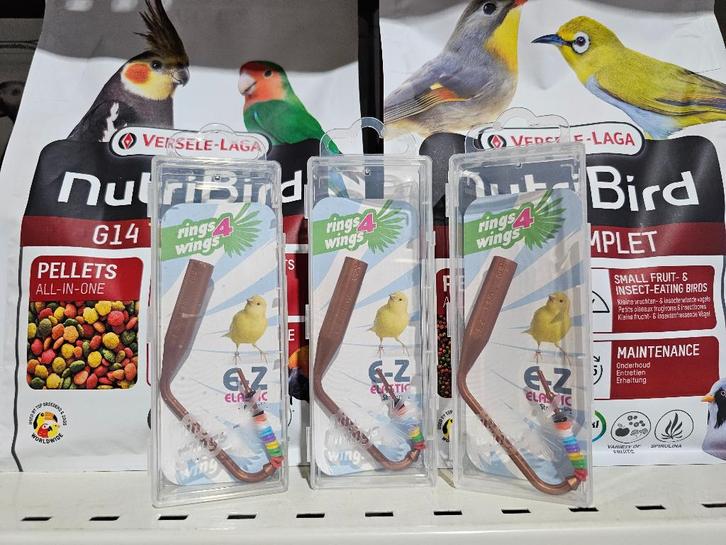 E-Z Elastische Ringen StarterKit Ø 3mm, Dieren en Toebehoren, Vogels | Toebehoren, Nieuw, Zand en Verzorging, Ophalen