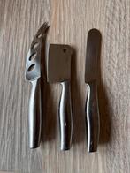 Setje kaas mesjes, Fontignac, stainless steel, Huis en Inrichting, Keuken | Bestek, Gebruikt, Ophalen of Verzenden, Rvs of Chroom