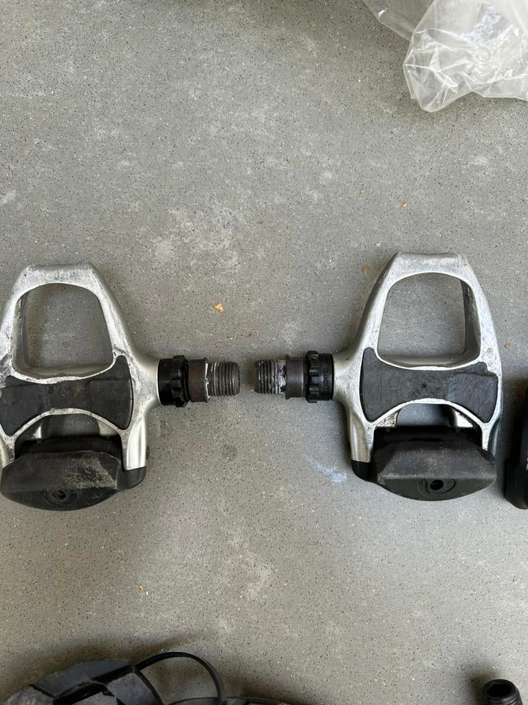 Shimano en Look Keo blade, 2Max en Classic pedalen, Fietsen en Brommers, Fietsonderdelen, Gebruikt, Crankstel of Pedalen, Carbon