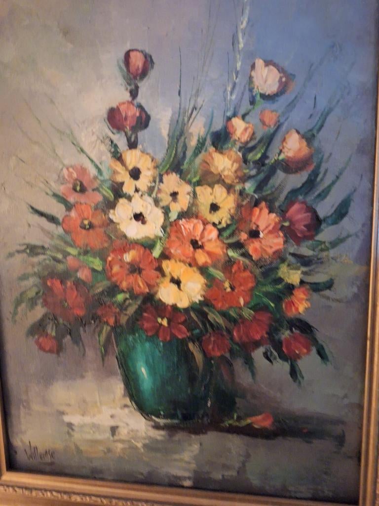 Schilderij Willemse met lijst, jaren '60, Ophalen of Verzenden