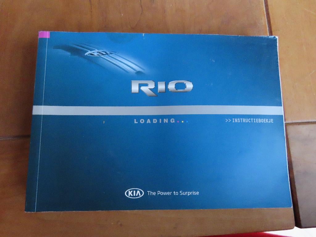 Instructieboek Kia Rio 2013 incl. audio, ca 400 blz, Ophalen of Verzenden