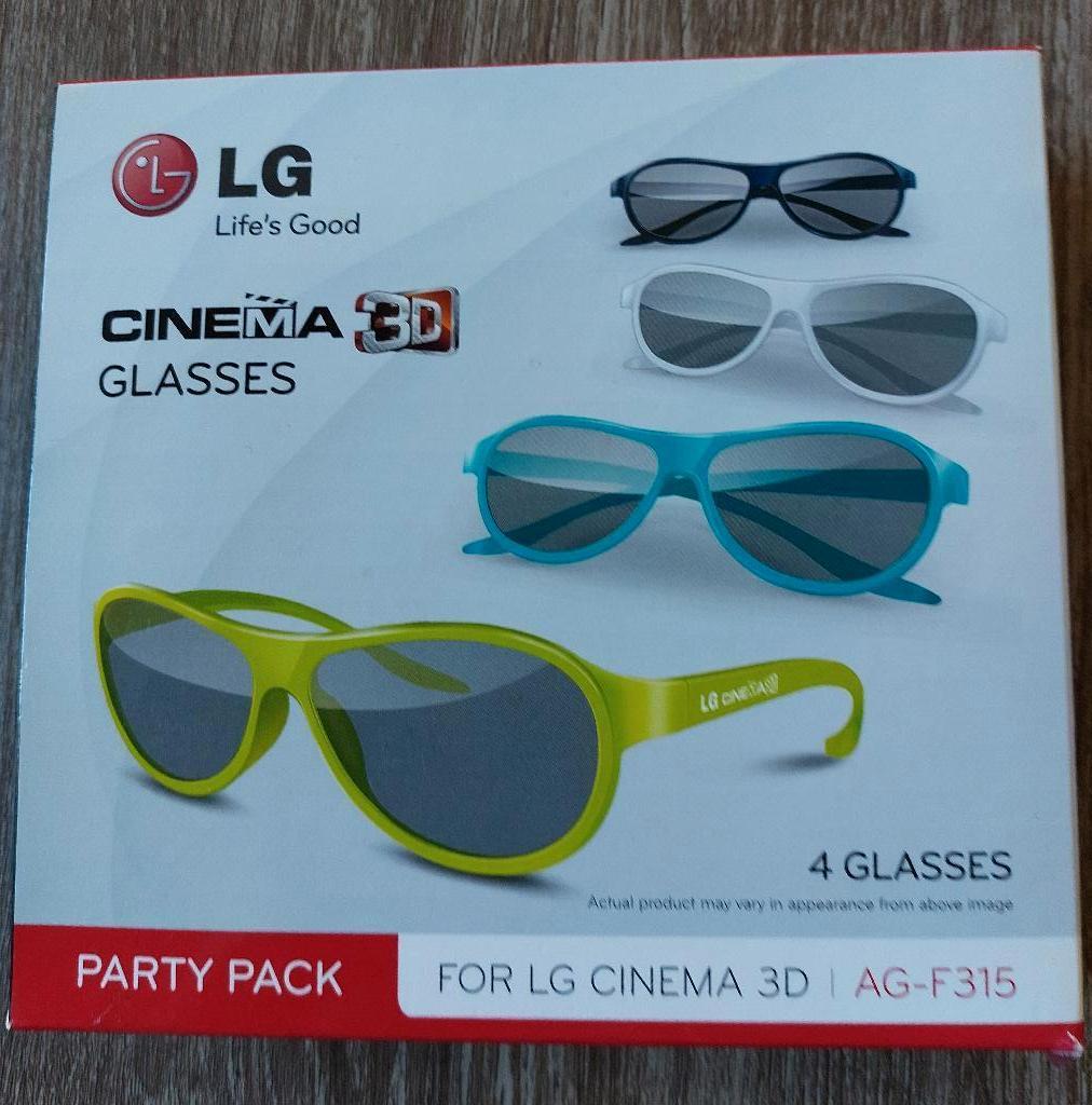 Party pack for LG Cinema 3D glasses, Ophalen of Verzenden, Zo goed als nieuw