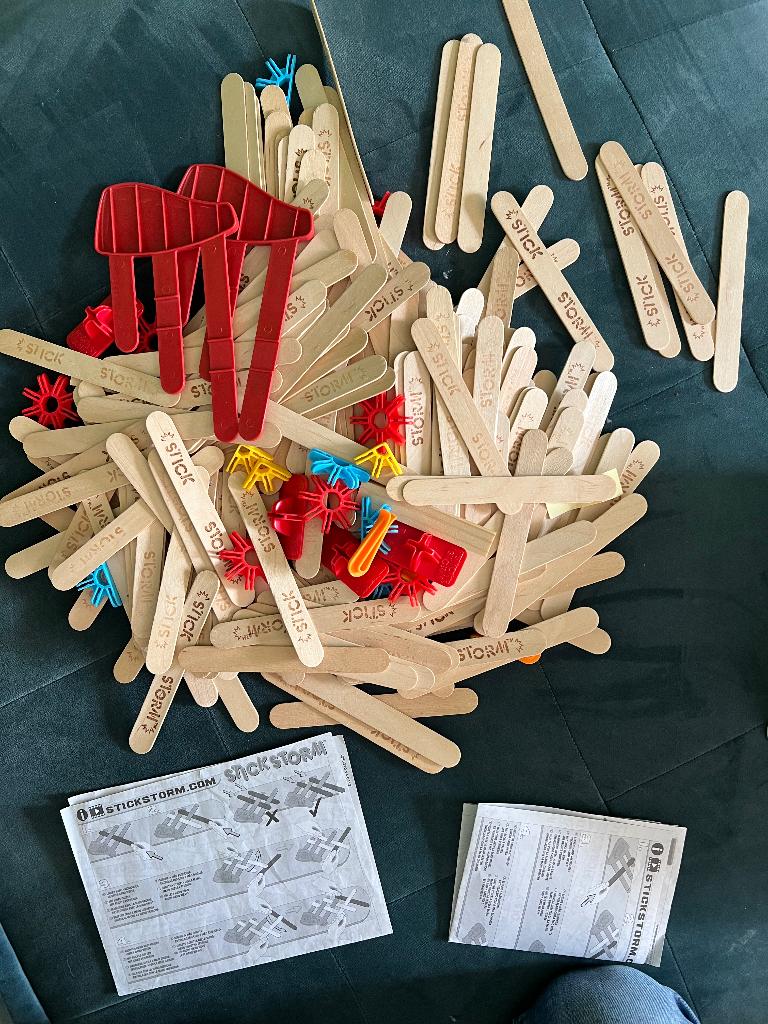 Stick storm, Ophalen, Gebruikt