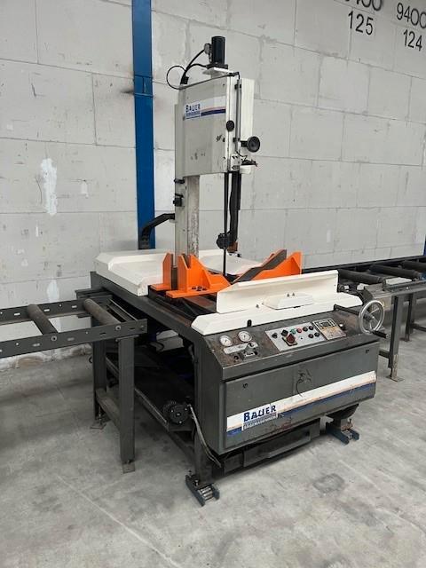 Bauer VG450 Verticale lintzaagmachine, autom. aanvoer, Doe-het-zelf en Verbouw, Gereedschap | Zaagmachines, Gebruikt, Decoupeerzaag