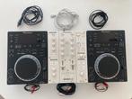 2x CDJ 350 draaitafels met DJM 350 mixer, Ophalen, Gebruikt, Dj-set, Pioneer