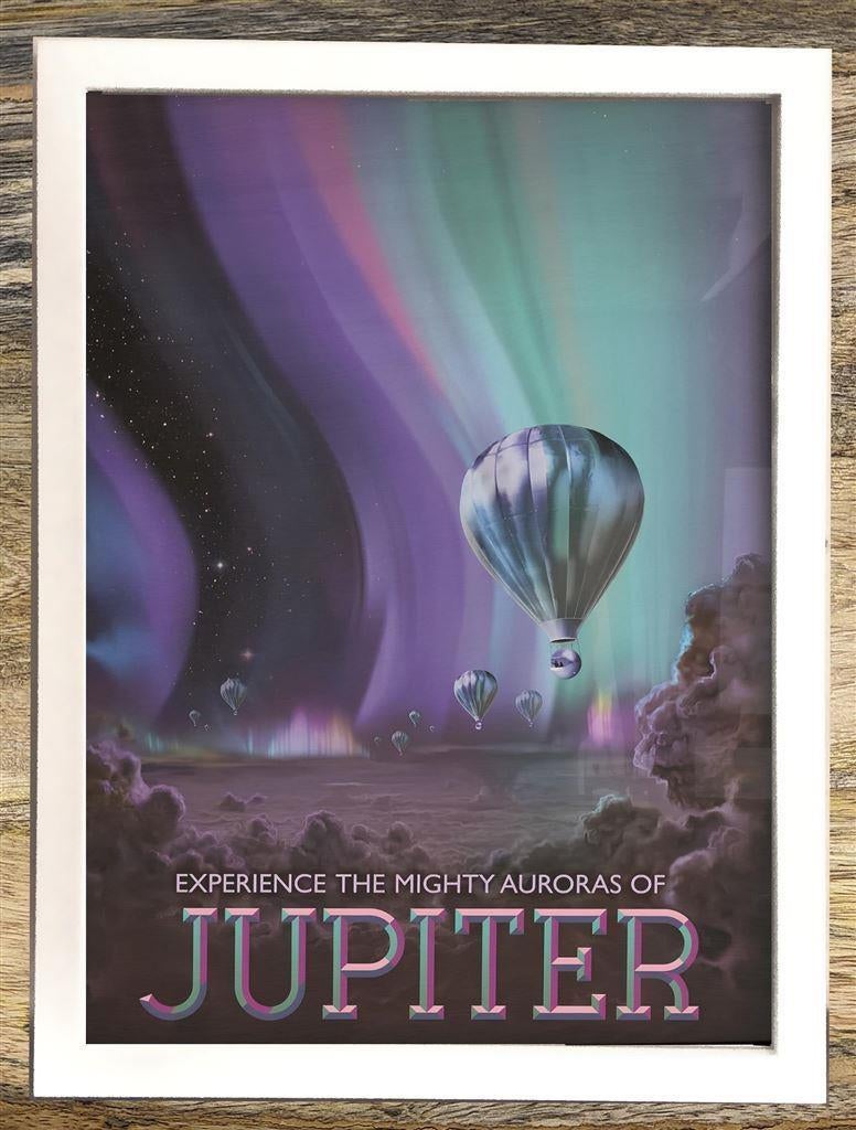 NASA JUPITER Planeet Poster Print in Frame, Verzamelen, Luchtvaart en Vliegtuigspotten, Ophalen of Verzenden, Nieuw, Schaalmodel