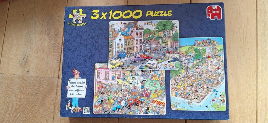 Jan van Haasteren puzzel, Ophalen, 500 t/m 1500 stukjes, Zo goed als nieuw