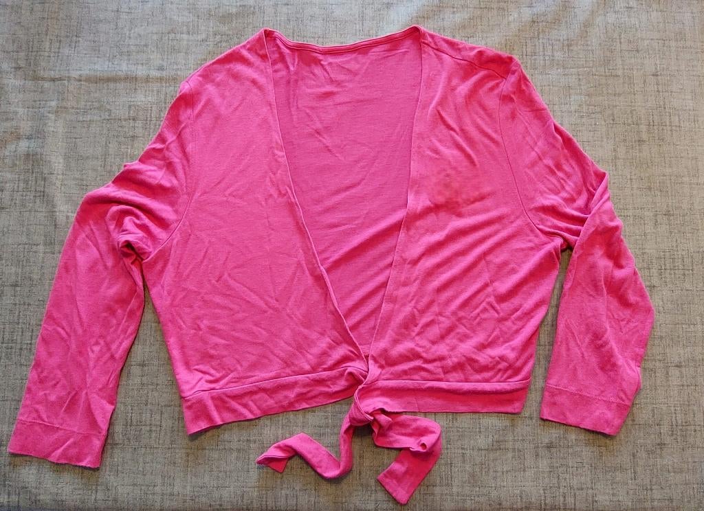 Fuchsia roze bolero vestje, Kleding | Dames, Ophalen of Verzenden, Zo goed als nieuw, Maat 36 (S), Roze