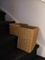 Handige trapmand van riet, Gebruikt, Mand, Ophalen of Verzenden, Riet
